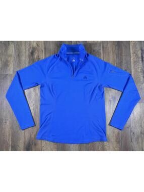 Nike ACG  Jacket Womens Medium Blue Fit Dry Quarter Zip Workout Athleisure